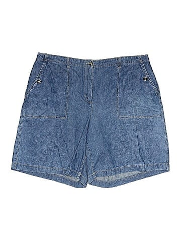 Karen Scott Denim Shorts (view 1)