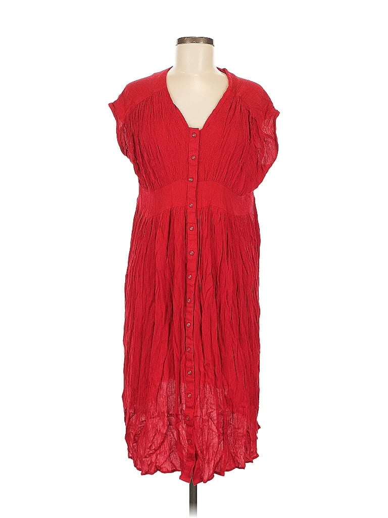 Pre-owned Asos Design Casual Dress In Red