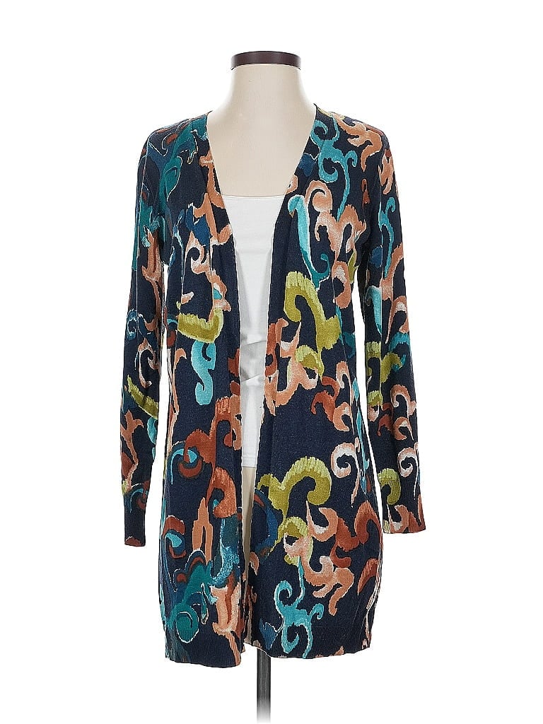 Pre-owned Chico's Cardigan Sweater In Blue