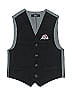 Nautica 100% Polyester Black Tuxedo Vest Size 4 - photo 1