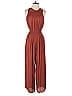 DRA 100% Polyester Solid Brown Jumpsuit Size XS - photo 1