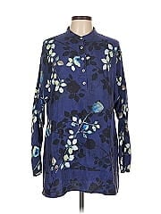 St. John Long Sleeve Silk Top