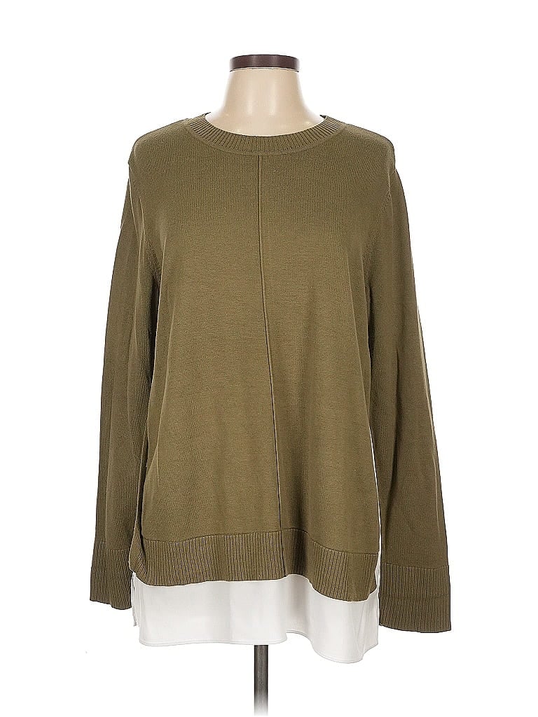 Pre-owned Assorted Brands Pullover Sweater In Green