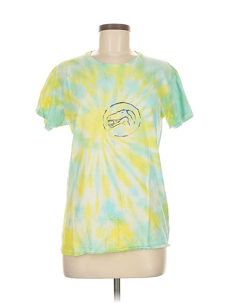 Pre-owned Hanes Short Sleeve T-shirt In Green