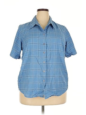 Fashion Bug Short Sleeve Button-Down Shirt (view 1)