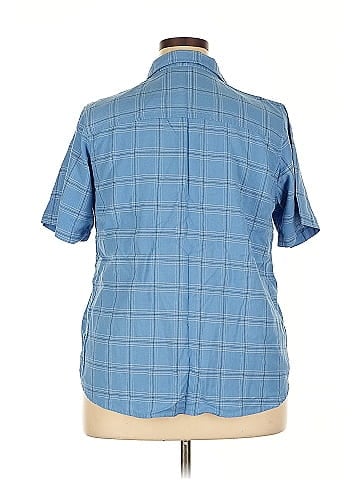 Fashion Bug Short Sleeve Button-Down Shirt (view 2)