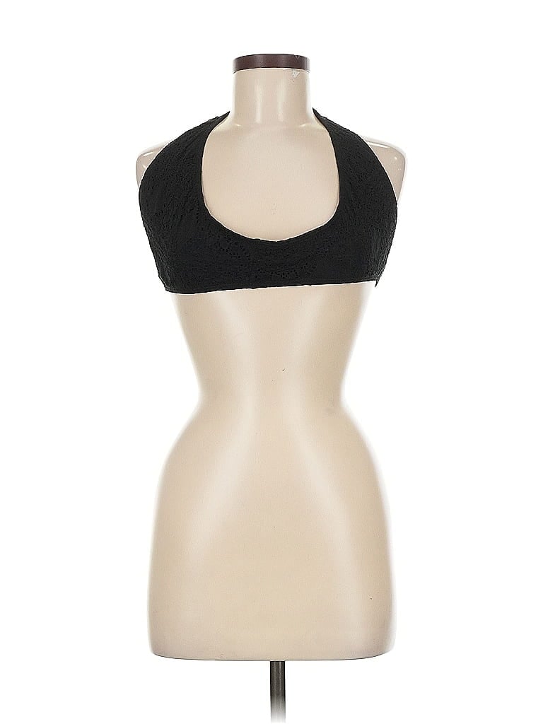 UNBRANDED Pre-owned Tank Top Black Halter Neckline Tops