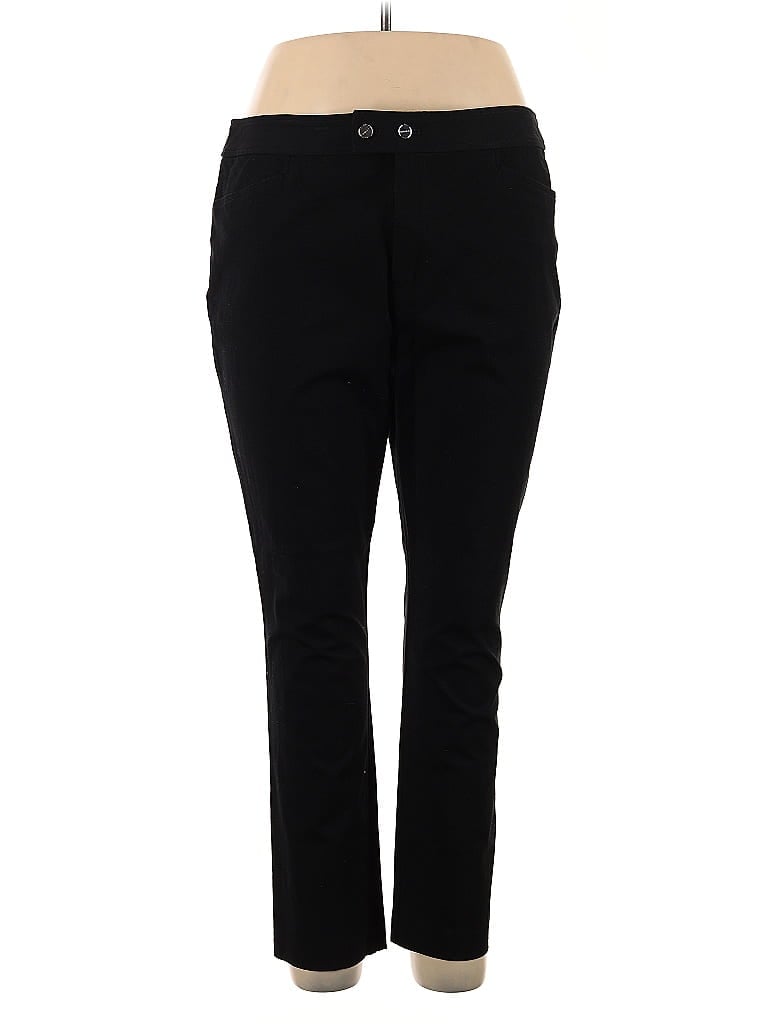 Pre-owned Chaps Active Pants In Black