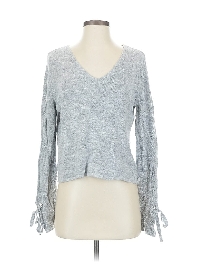 Pre-owned Mango Pullover Sweater In Gray