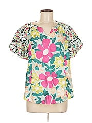 Umgee Short Sleeve Blouse