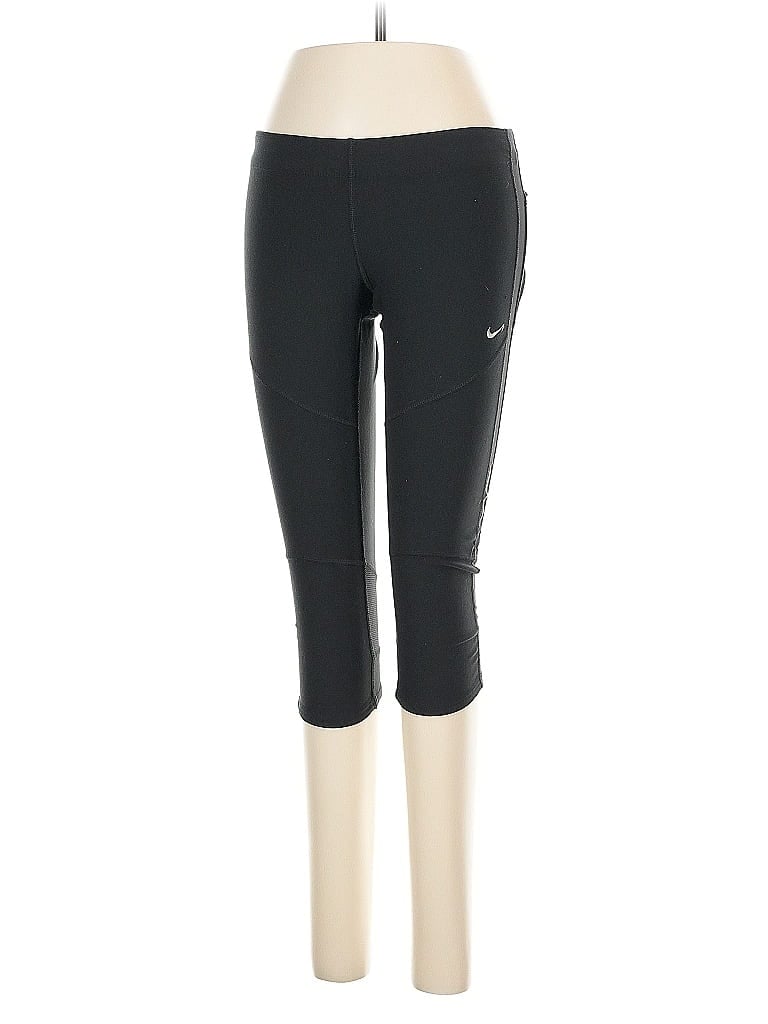 Pre-owned Nike Active Pants In Black