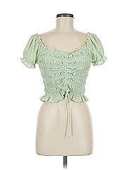 Lush Short Sleeve Blouse