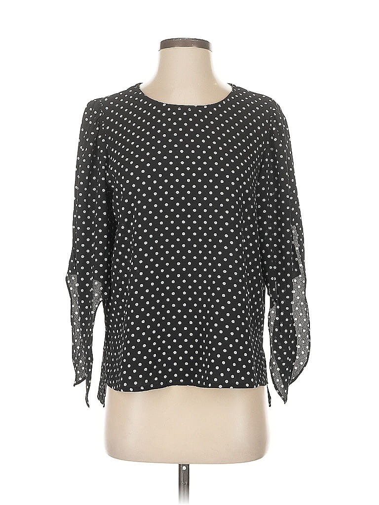 Click to view more detailed imagery on our partner's website Pre-owned Cece 3/4 Sleeve Blouse In Black