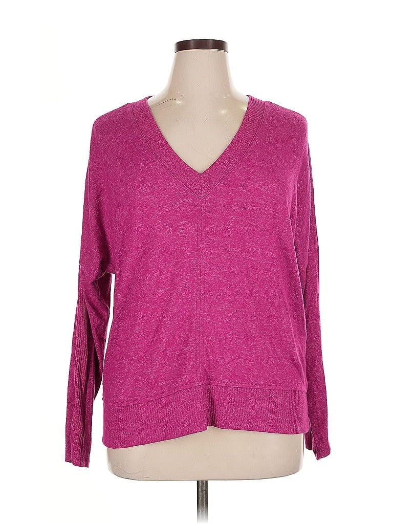 Pre-owned Buffalo By David Bitton Pullover Sweater In Pink