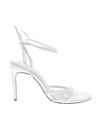 Azalea Wang Ivory Gold Heels Size 7 1/2