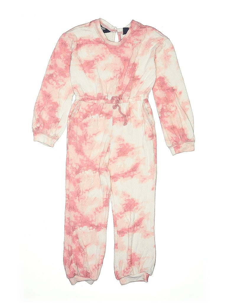 Pre-owned Lands' End Kids'  Jumpsuit In Pink