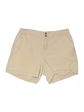 Lane Bryant Outlet Khaki Shorts (view 1)