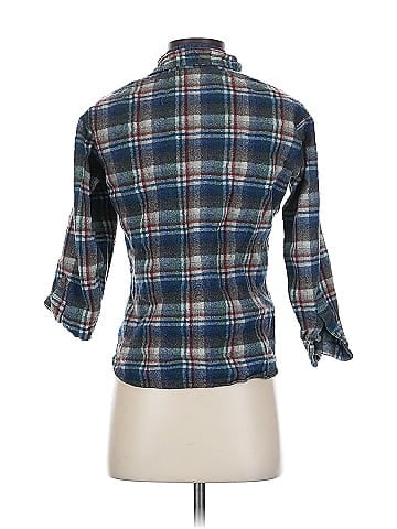 Pendleton 3/4 Sleeve Button-Down Shirt (view 2)