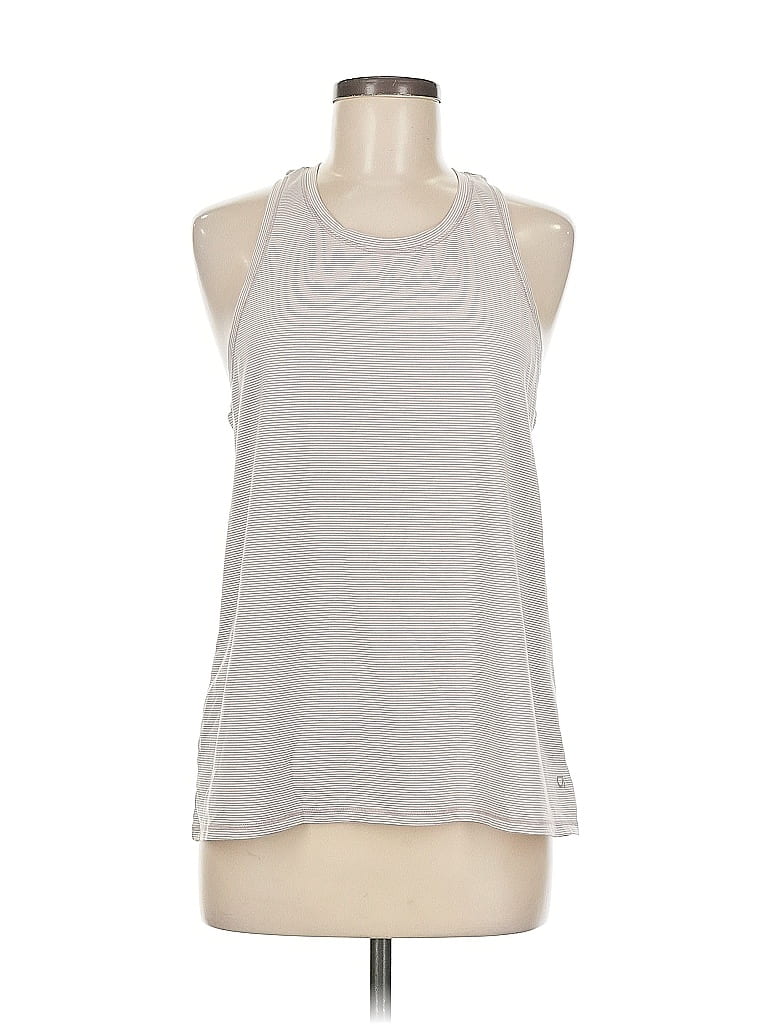 Pre-owned Gap Fit Sleeveless T-shirt In Silver
