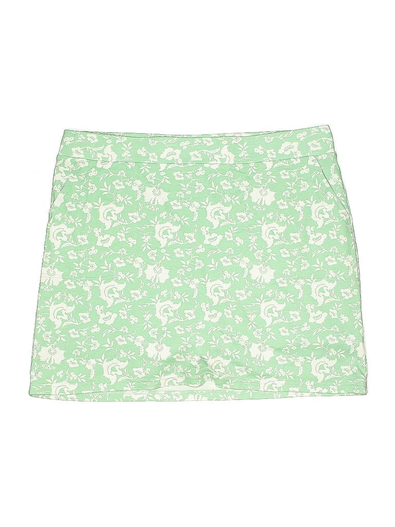 Pre-owned Croft & Barrow Casual Skirt In Green