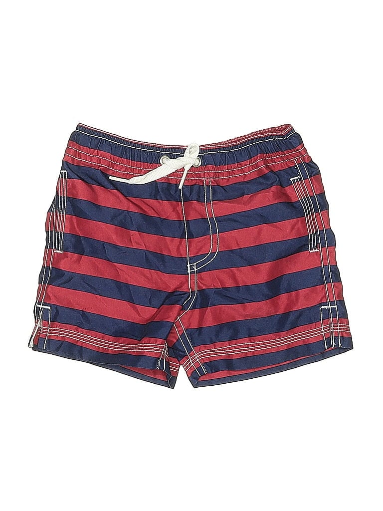 Pre-owned Hanna Andersson Kids' Board Shorts In Red