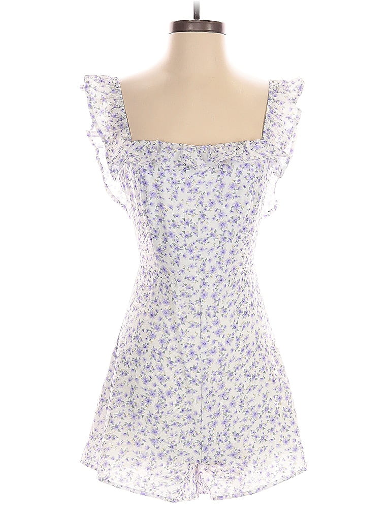 Pre-owned Elodie Casual Dress In Purple