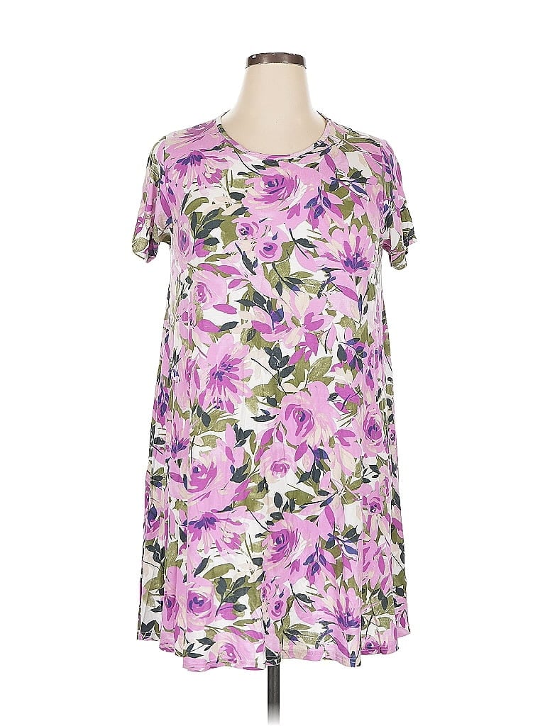 Pre-owned Boohoo Casual Dress In Purple