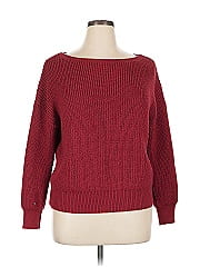 Pink Clover Pullover Sweater