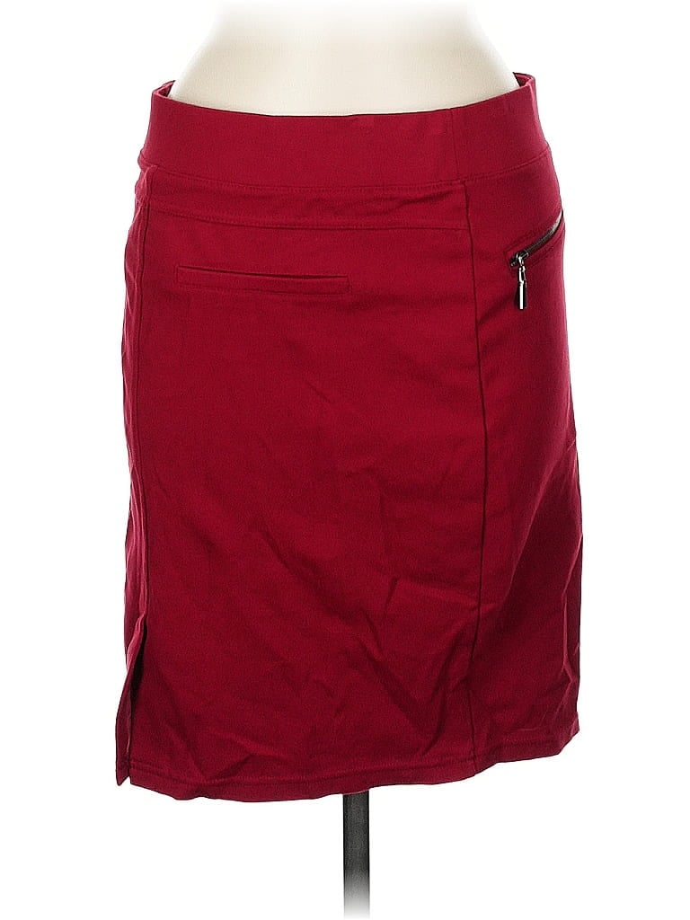 Pre-owned Liverpool Los Angeles Casual Skirt In Burgundy