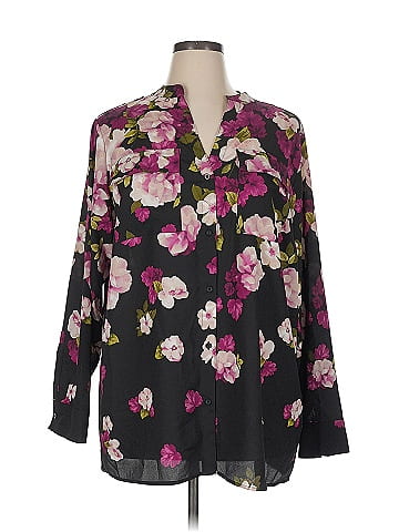Calvin Klein Long Sleeve Blouse (view 1)