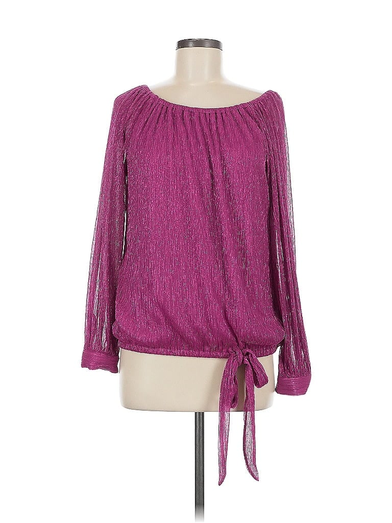 Click to view more detailed imagery on our partner's website Pre-owned Cece Long Sleeve Blouse In Purple