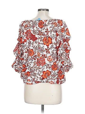 CeCe 3/4 Sleeve Blouse (view 2)