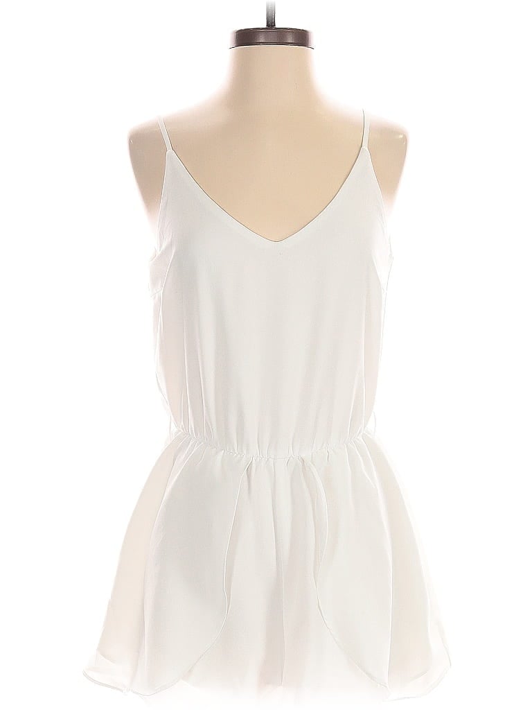 Pre-owned She + Sky Casual Dress In White