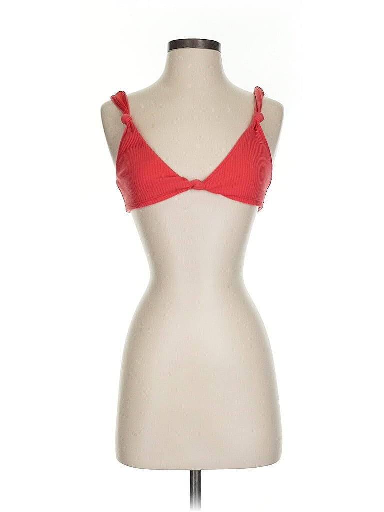 Pre-owned Assorted Brands Tank Top Red Sweetheart Neckline Tops