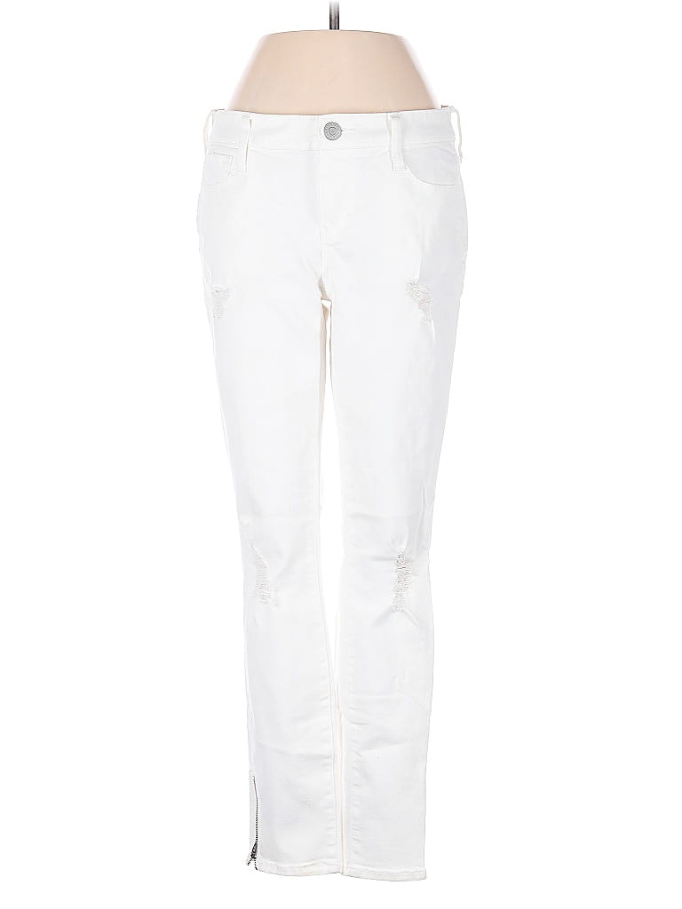 Pre-owned Belle + Sky Jeans In White