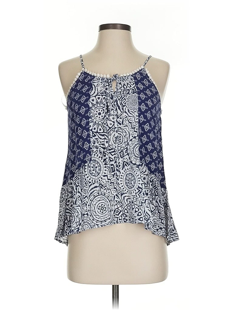 Pre-owned Sweet Wanderer Sleeveless Blouse In Blue