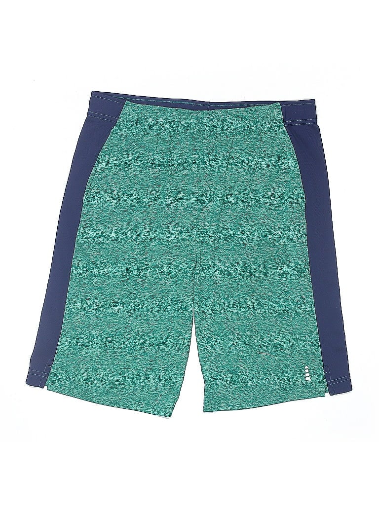 Pre-owned Lands' End Kids'  Athletic Shorts In Green