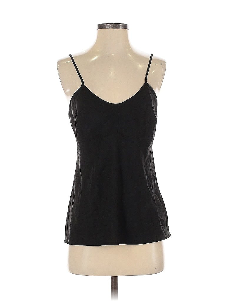 Click to view more detailed imagery on our partner's website Pre-owned Nanette Lepore Sleeveless Top Black Halter Neckline Tops