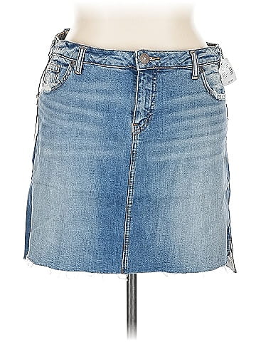 Silver Jeans Co. Denim Skirt (view 1)
