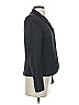 Theory Chevron-herringbone Gray Black Wool Blazer Size 2 - photo 4