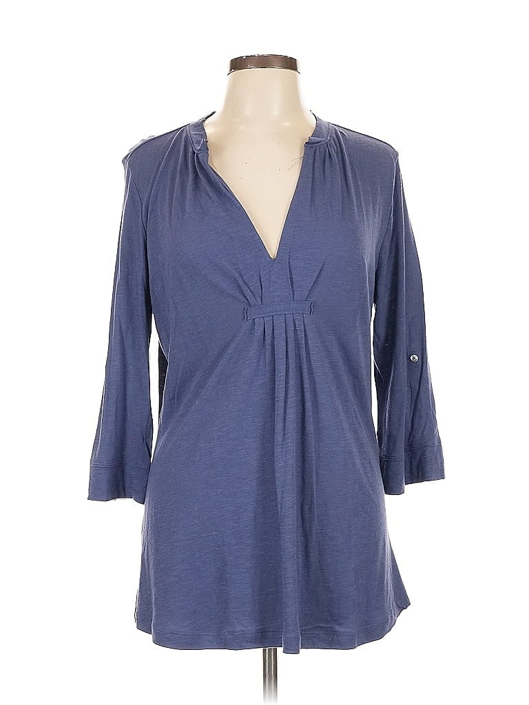 Pre-owned Banana Republic 3/4 Sleeve T-shirt In Brown