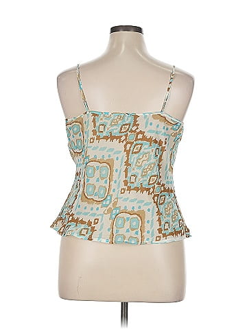 Daisy Fuentes Sleeveless Silk Top (view 2)
