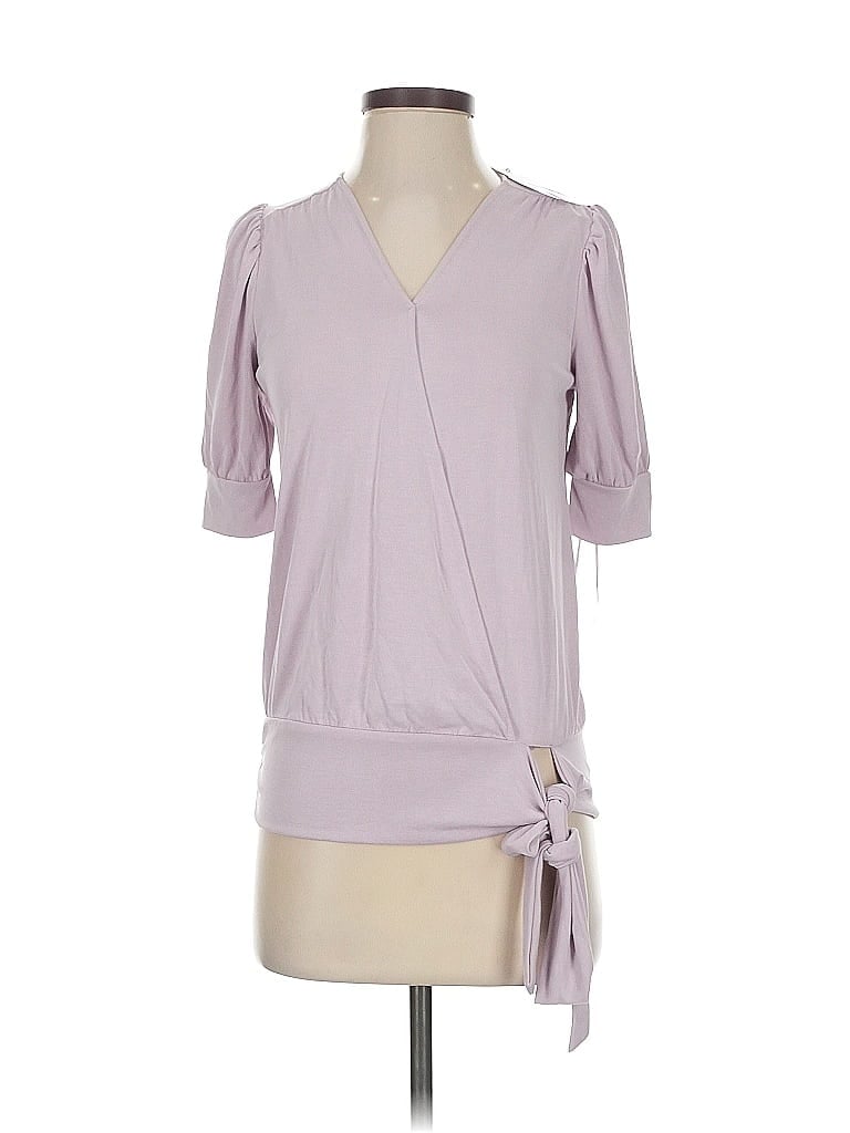Catherine Malandrino Purple 3/4 Sleeve T-Shirt Size XS - photo 1