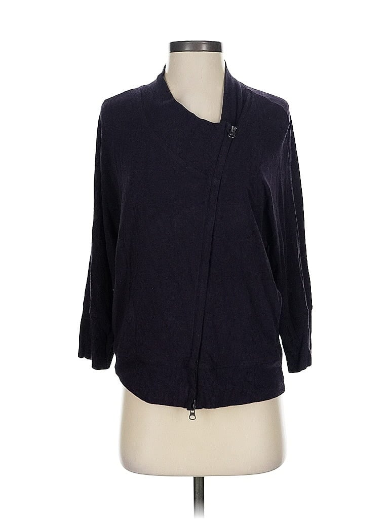 Pre-owned Eileen Fisher Cardigan Sweater In Blue