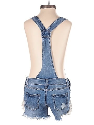 BLUE SPICE Overall Shorts (view 2)