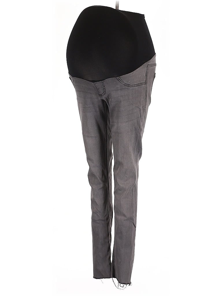 Pre-owned Indigo Blue Jeggings In Gray