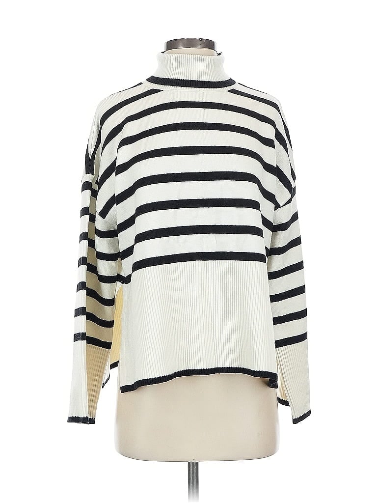 Pre-owned Assorted Brands Pullover Sweater In White