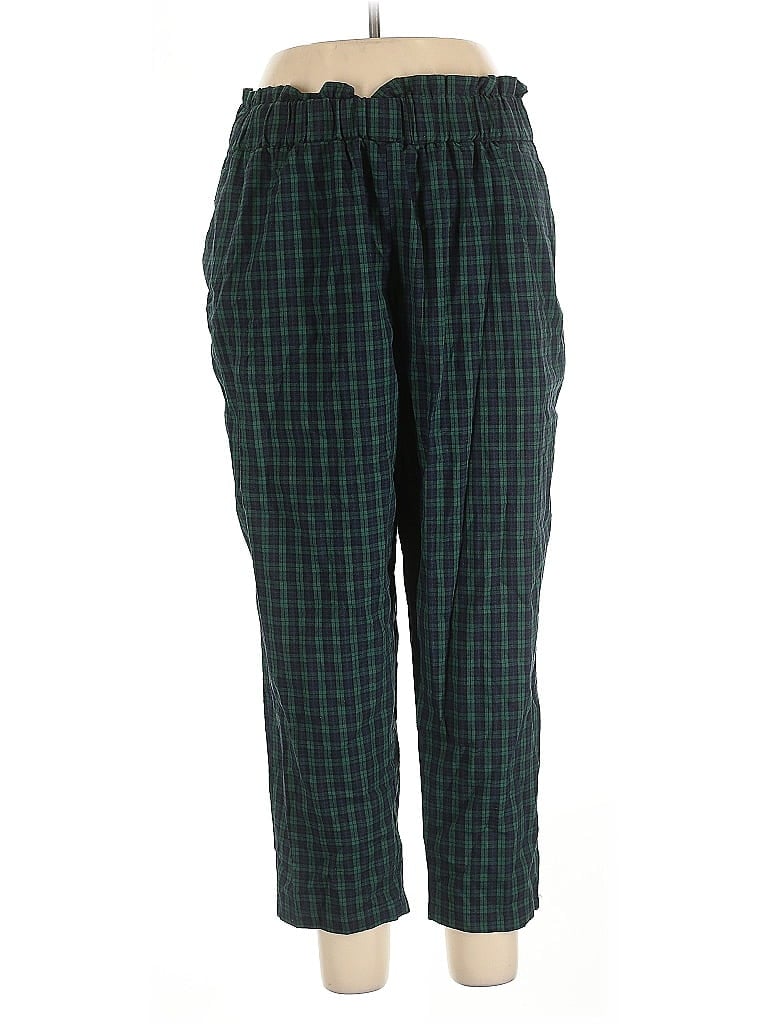 Pre-owned Shein Curve Casual Pants In Green