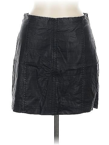 Free People Faux Leather Skirt (view 1)