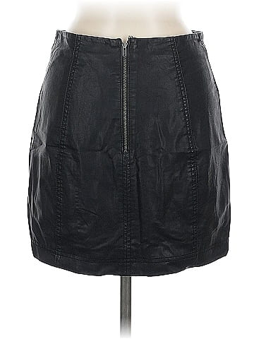 Free People Faux Leather Skirt (view 2)